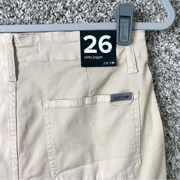 Joe’s Jeans Pants Women’s 26 Nature Tan Khaki Utility Joggers NWT - Picture 6 of 8